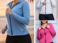 Casaco Fit Blusa Treino Proteção Solar Uv Corrida Academia (várias cores)