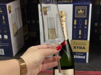 6 Taças De Cristal Para Champagne 210ml Linha Xtra Bohemia