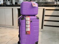 Mala De Bordo Pp + Frasqueira Viagem P Rodinhas 360° Abs (várias cores)