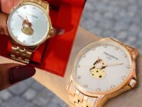 Relógio Mondaine De Pulso Feminino Coração Rose Gold Elegante Clássico A Prova D'água