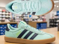 Tênis Adidas VL Court 3.0 Feminino - Azul Turquesa