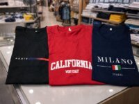 it 3 Camisetas Algodão Milano Paris Califórnia Masculina
