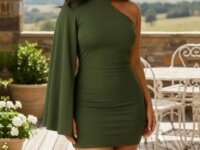 Vestido Paty Suplex Colado Premium Moda Gringa Manga Nula