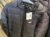  Jaqueta Feminina Bobojaco Puffer Impermeável Com Capuz Nylon