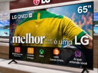 Smart TV 4K 65" LG QNED73 Portal de Games Processador AI α7 Ger8 4K